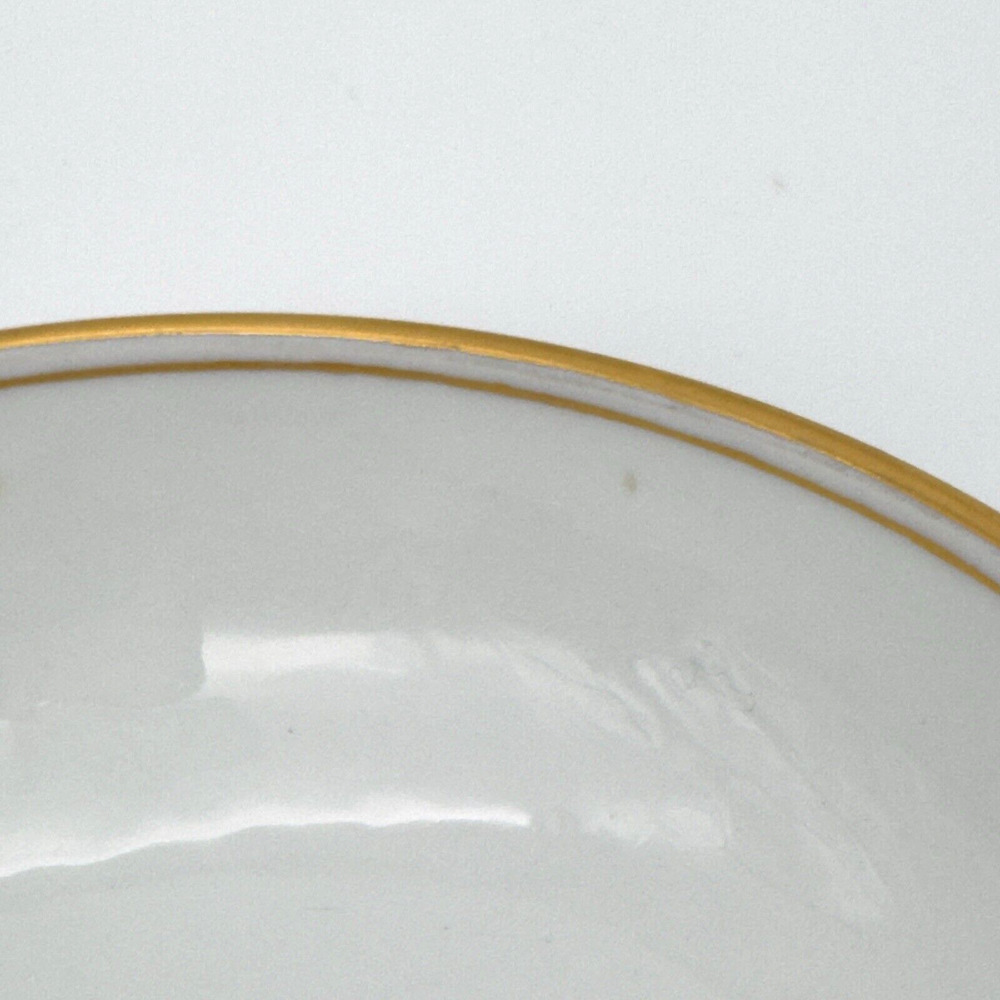 Antique T&V Limoges France Footed Bowl Hand Painted Fruit Grapes Gold Gilt 7.5" - Picture 7 of 12